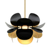 Corbett Lighting Ginger Gold Leaf/Soft Black Combo 17.75W X 17.75L X 12H Chandelier