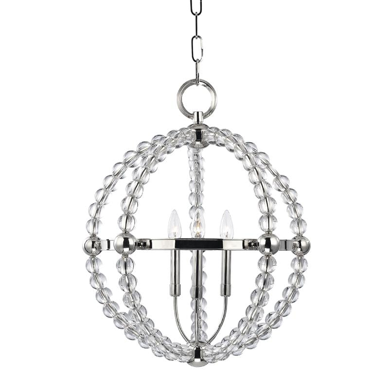 Hudson Valley Lighting Danville Polished Nickel 21.25W x 21.25L x 25.5H Chandelier