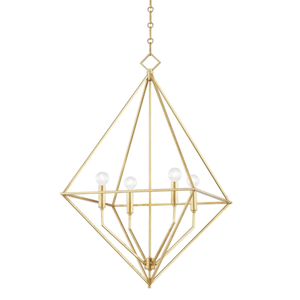 Hudson Valley Lighting Haines Gold Leaf 24W x 24L x 32H Pendant