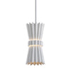 Corbett Lighting Moxy Gesso White 7.75W X 7.75L X 15.75H Pendant