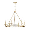 Hudson Valley Lighting Allendale Aged Brass 35.75W X 35.75L X 29.75H Chandelier