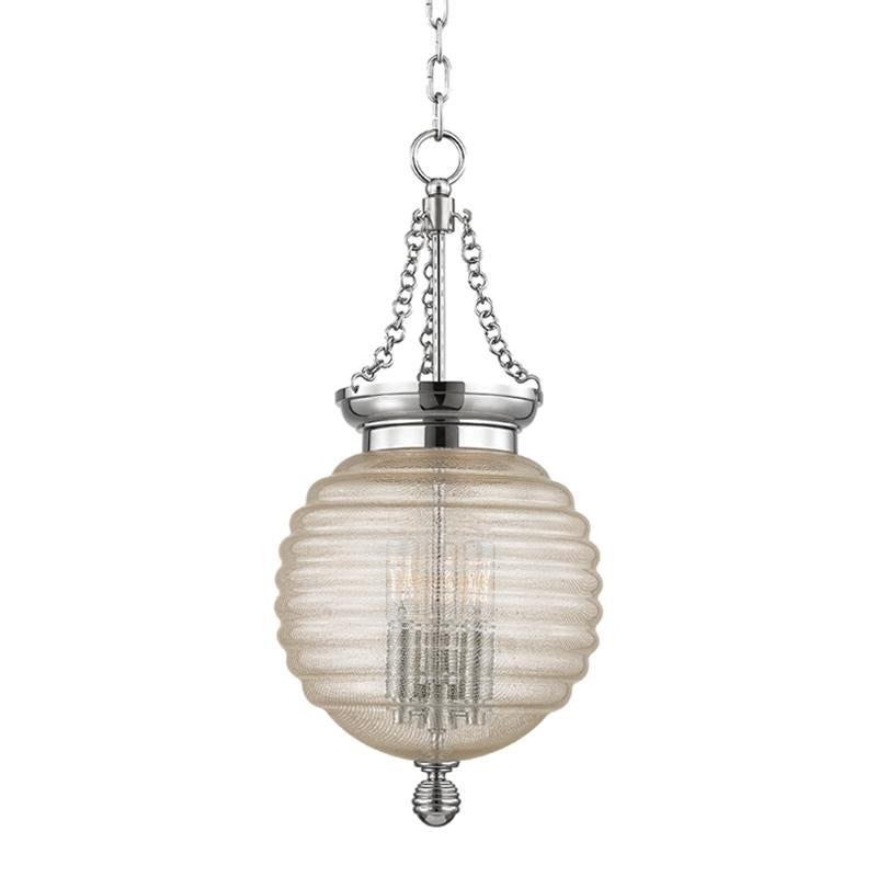 Hudson Valley Lighting Coolidge Polished Nickel 10W x 10L x 21H Pendant