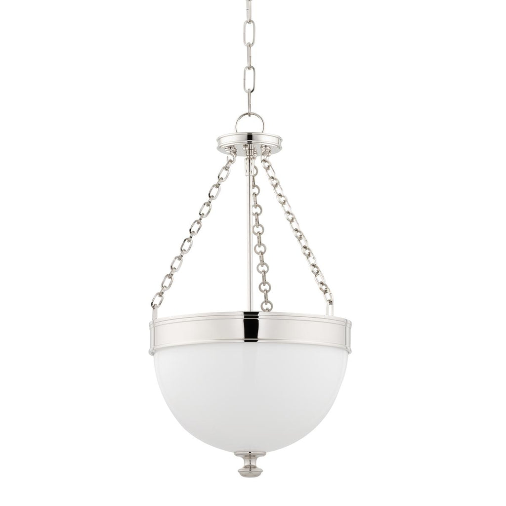 Hudson Valley Lighting Barrington Polished Nickel 14W x 14L x 24H Pendant