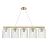 Hudson Valley Lighting Charles Aged Brass 40.5W X 40.5L X 10.5H Pendant