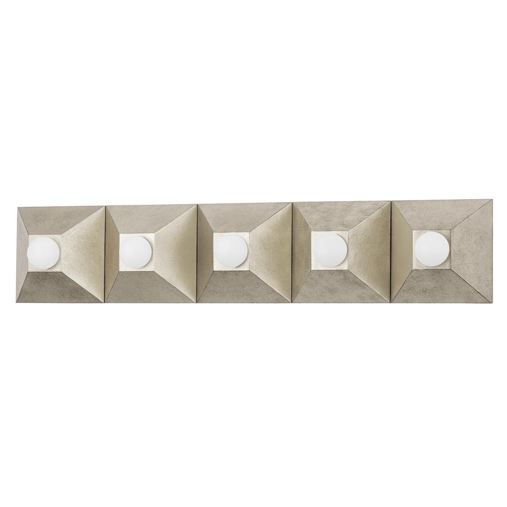 Corbett Lighting Max SILVER LEAF 30W x 30L x 6H Wall Sconce