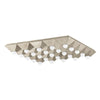 Corbett Lighting Max Silver Leaf 30.25W X 30.25L X 4.5H Flush Mount