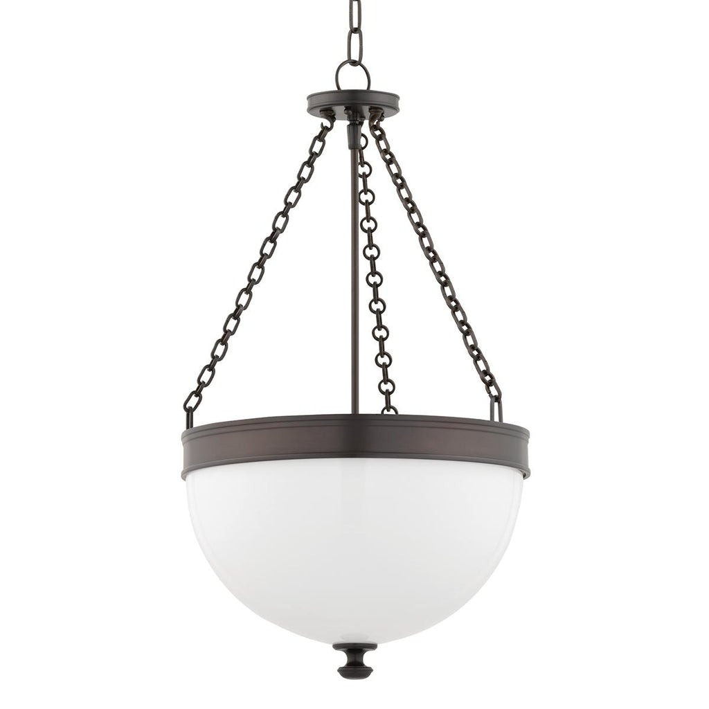 Hudson Valley Lighting Barrington Historic Bronze 17W x 17L x 27.75H Pendant