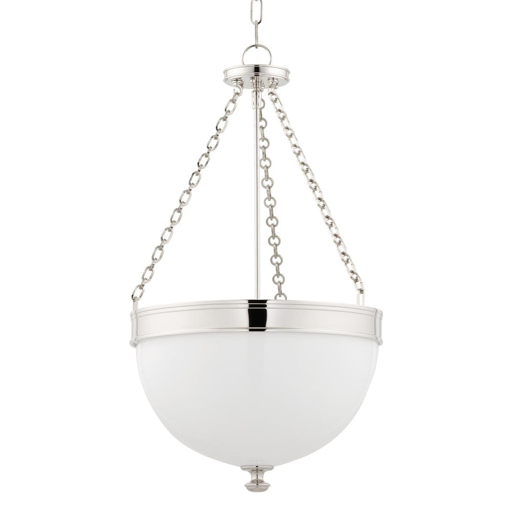 Hudson Valley Lighting Barrington Polished Nickel 17W x 17L x 27.75H Pendant