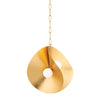 Corbett Lighting Peony Gold Leaf 18W X 18L X 18.75H Pendant