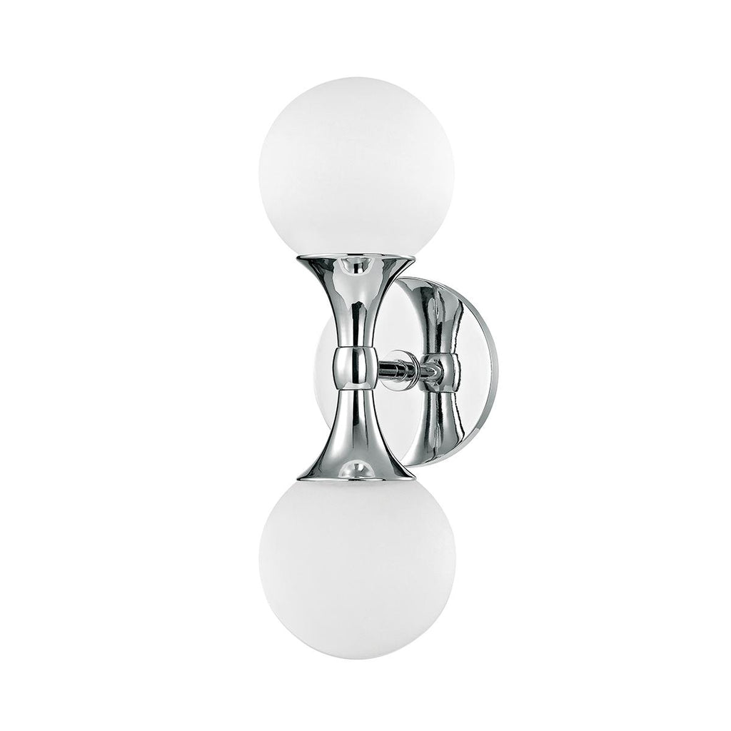 Hudson Valley Lighting Astoria Polished Chrome 4.75W x 4.75L x 13.5H Wall Sconce