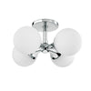 Hudson Valley Lighting Astoria Polished Chrome 14W X 14L X 14H Semi-Flush Mount