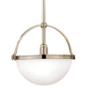 Hudson Valley Lighting Stratford Polished Nickel 10W X 10L X 9.5H Pendant