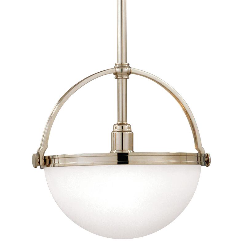 Hudson Valley Lighting Stratford Polished Nickel 10W x 10L x 9.5H Pendant