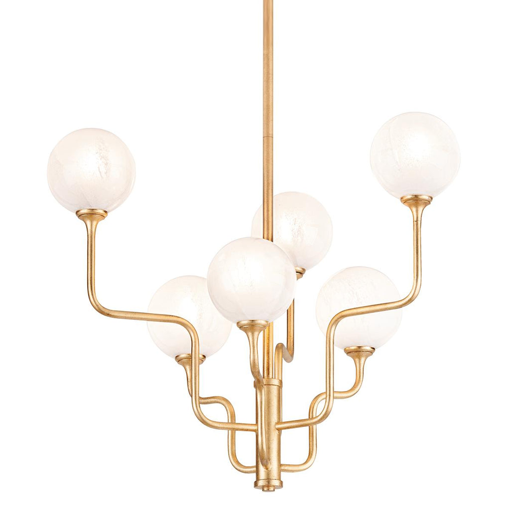 Corbett Lighting Onyx VINTAGE GOLD LEAF 28W x 28L x 26H Chandelier