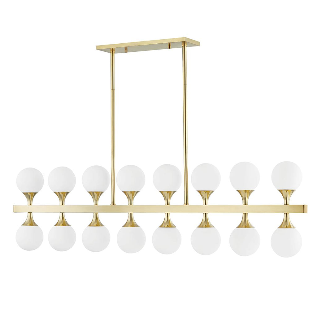 Hudson Valley Lighting Astoria Aged Brass 50W x 50L x 13.75H Pendant