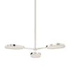 Corbett Lighting Patras Burnished Nickel 38.5W X 38.5L X 5.75H Semi-Flush Mount