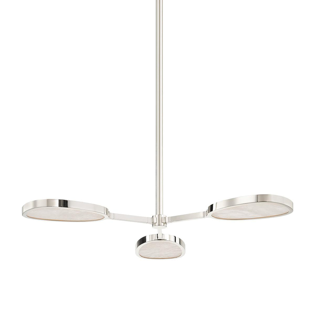 Corbett Lighting Patras Burnished Nickel 38.5W x 38.5L x 5.75H Semi-Flush Mount