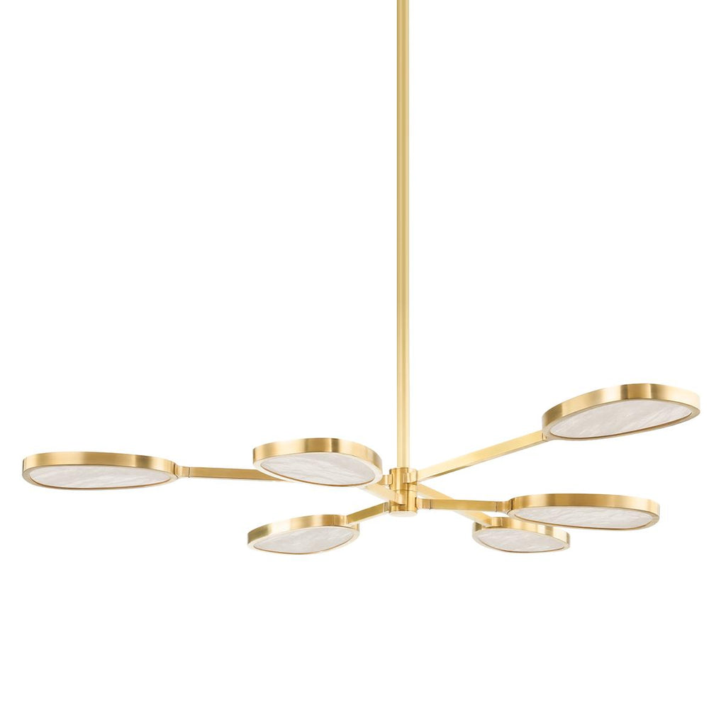 Corbett Lighting Patras VINTAGE BRASS 56.75W x 56.75L x 7.75H Chandelier