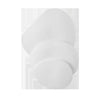 Corbett Lighting Akemi Gesso White 16.25W X 16.25L X 22.25H Wall Sconce