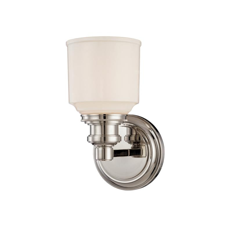 Hudson Valley Lighting Windham Satin Nickel 5.25W x 5.25L x 9.75H Wall Sconce