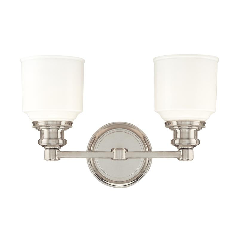 Hudson Valley Lighting Windham Polished Nickel 14.25W x 14.25L x 9.75H Wall Sconce