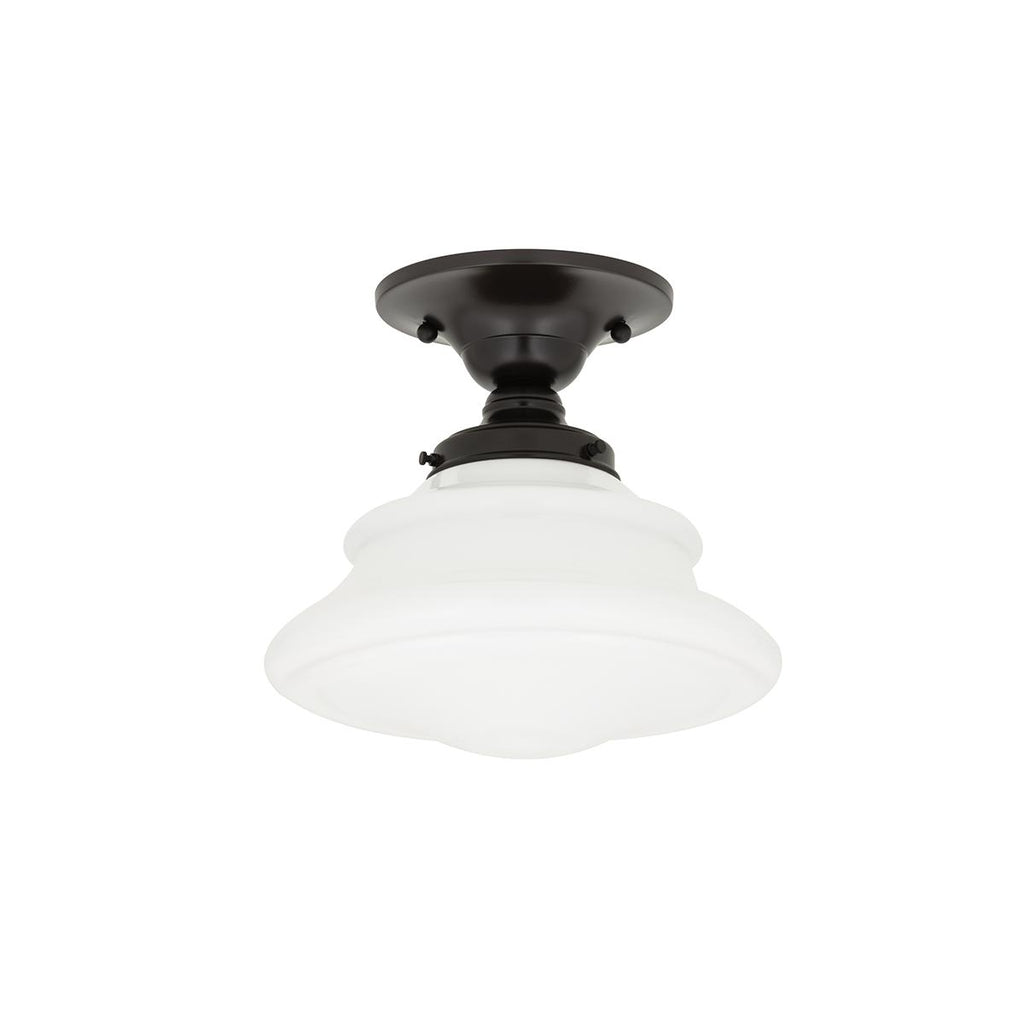 Hudson Valley Lighting Petersburg Old Bronze 9.5W x 9.5L x 8H Semi-Flush Mount