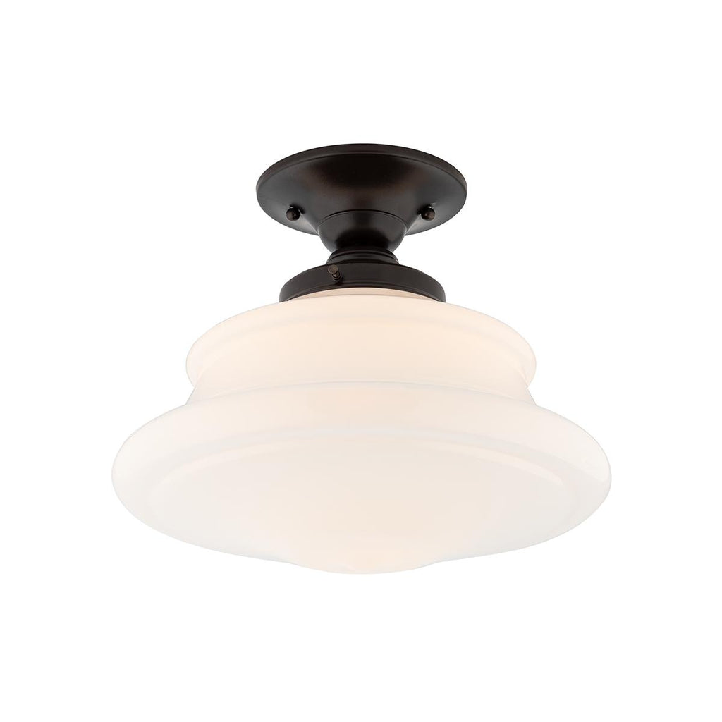 Hudson Valley Lighting Petersburg Old Bronze 12.75W x 12.75L x 10H Semi-Flush Mount