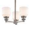 Hudson Valley Lighting Windham Satin Nickel 15W X 15L X 15H Semi-Flush Mount