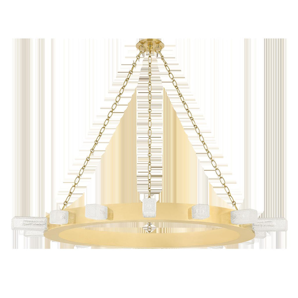 Corbett Lighting Citrine Vintage Brass 48.5W x 48.5L x 3.25H Chandelier