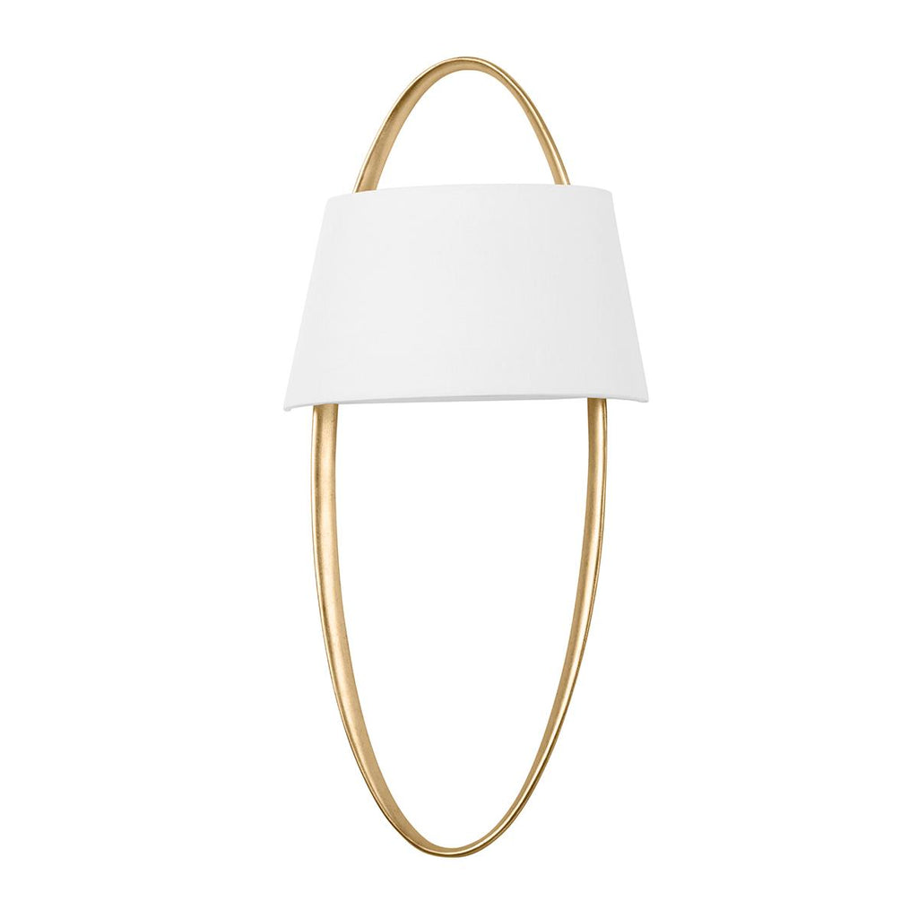 Corbett Lighting Dubai Vintage Gold Leaf 14W x 14L x 30.25H Wall Sconce