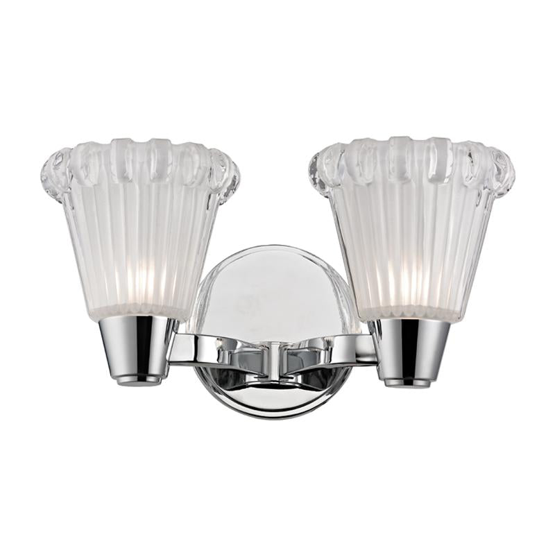 Hudson Valley Lighting Varick Polished Chrome 11.75W x 6.5H Wall Sconce