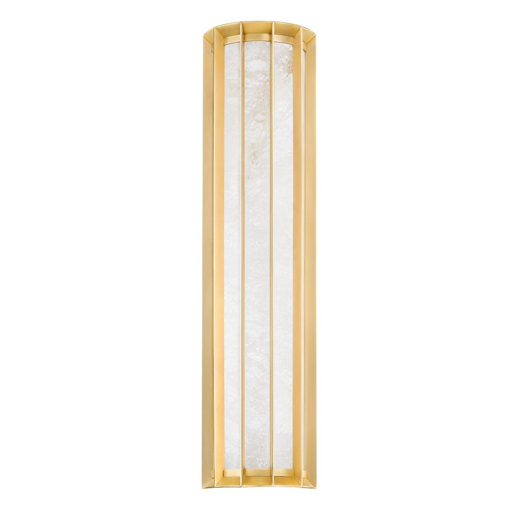 Corbett Lighting Leda Vintage Brass 6W x 6L x 23.75H Wall Sconce