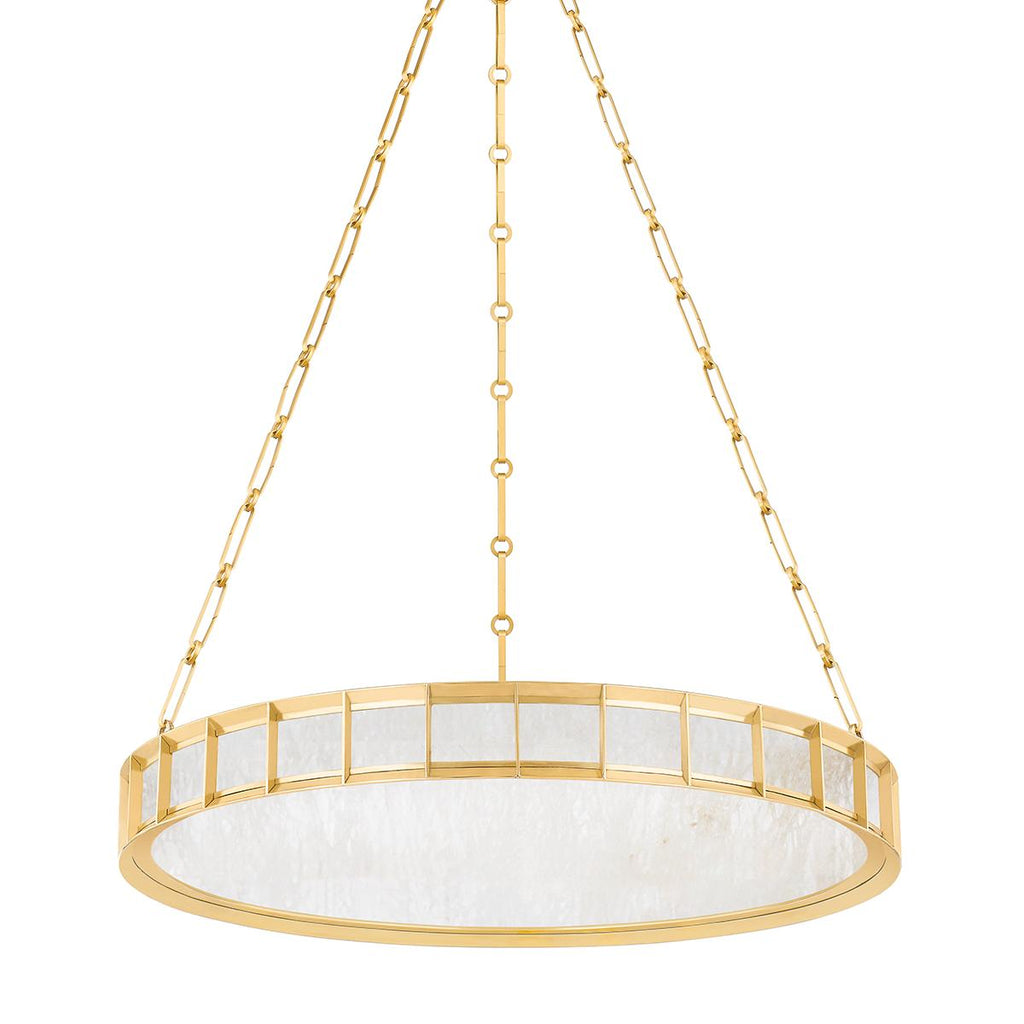 Corbett Lighting Leda Vintage Brass 30W x 30L x 4H Chandelier