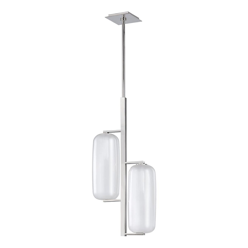 Hudson Valley Lighting Pebble Polished Nickel 13.75W x 13.75L x 29.5H Pendant