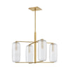 Hudson Valley Lighting Pebble Aged Brass 33.5W X 33.5L X 22H Chandelier