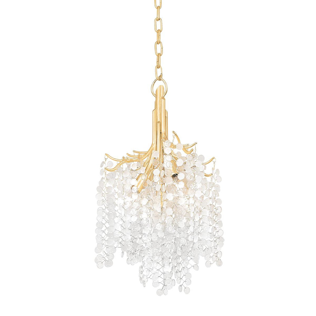 Corbett Lighting Genoa Gold Leaf 14.5W x 14.5L x 26.5H Chandelier