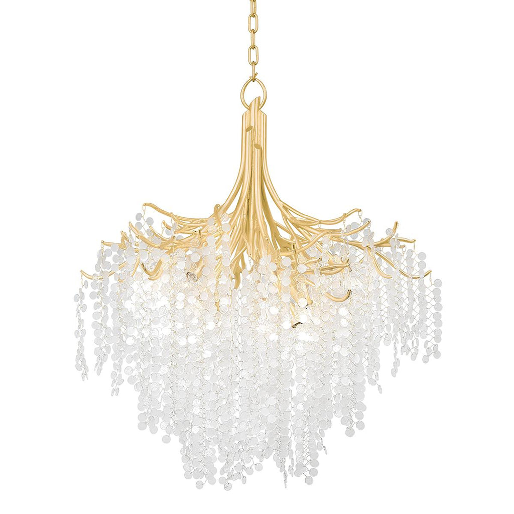 Corbett Lighting Genoa Gold Leaf 32.25W x 32.25L x 40H Chandelier