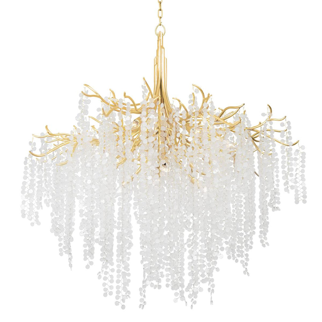 Corbett Lighting Genoa Gold Leaf 48.75W x 48.75L x 51H Chandelier