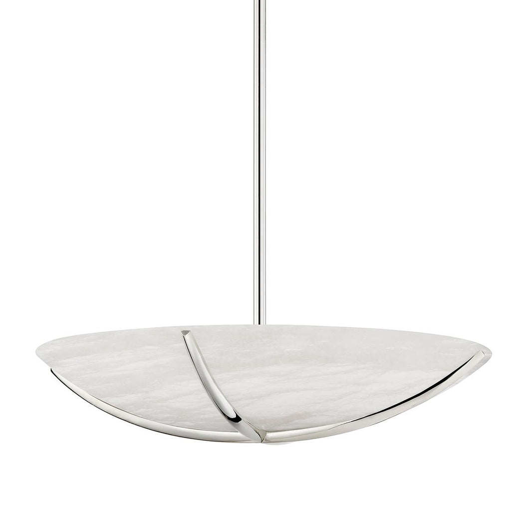 Hudson Valley Lighting Wheatley Polished Nickel 21.5W x 21.5L x 4.5H Pendant