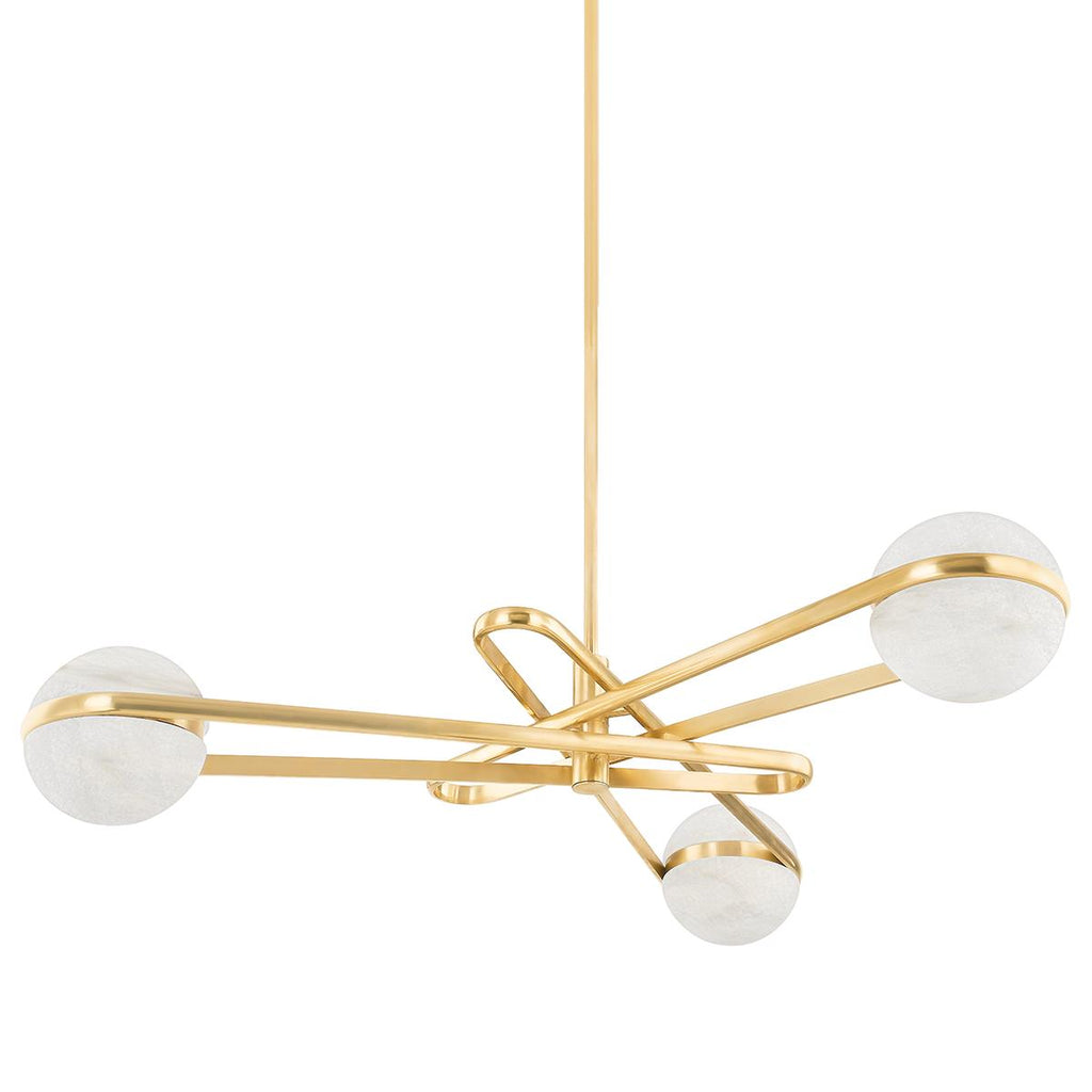 Corbett Lighting Kyomi Vintage Brass 52W x 52L x 9H Chandelier