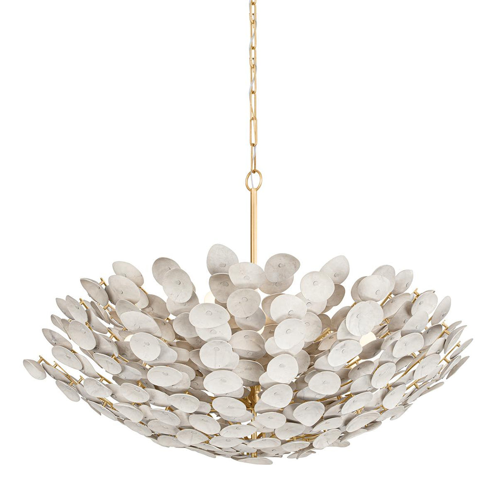 Corbett Lighting Aimi Vintage Gold Leaf 48.5W x 48.5L x 35H Chandelier