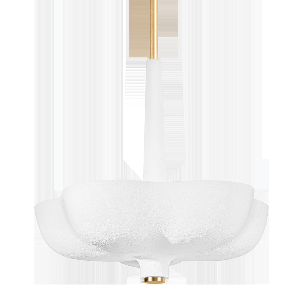 Corbett Lighting Rimini GOLD LEAF / GESSO WHITE 29.75W x 29.75L x 27H Pendant