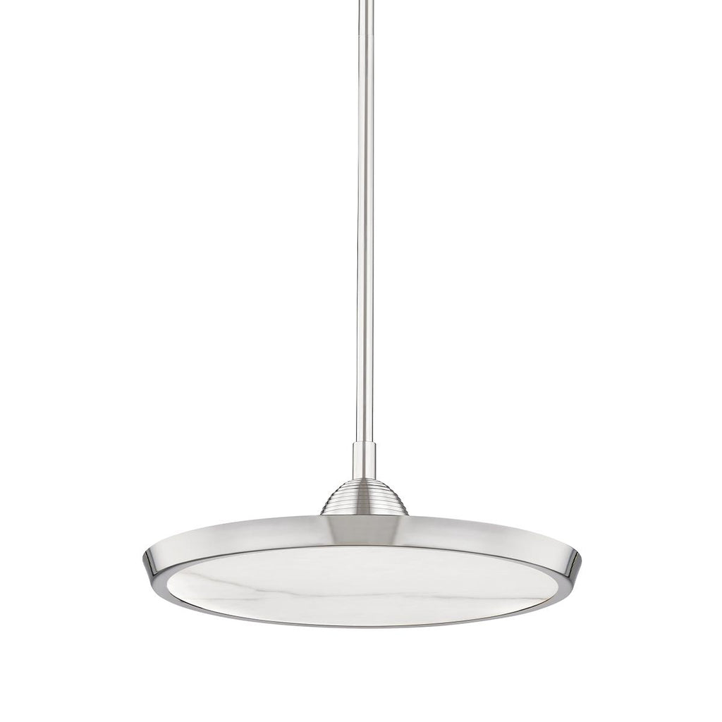 Hudson Valley Lighting Draper Polished Nickel 15.5W x 15.5L x 6H Pendant