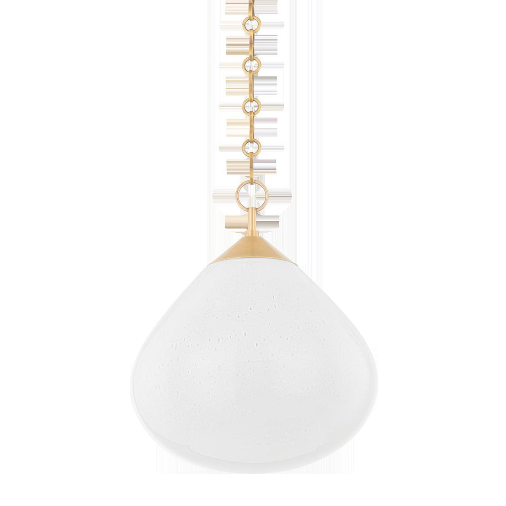 Corbett Lighting Semilla Vintage Brass 14W x 14L x 16.75H Pendant