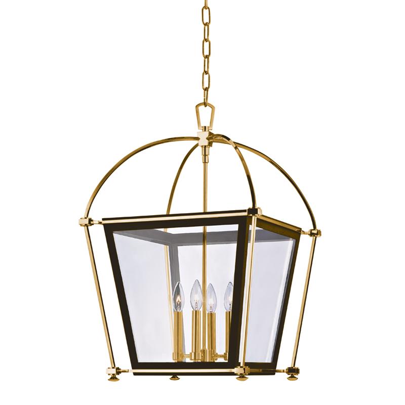 Hudson Valley Lighting Hollis Aged Brass 18.25W x 18.25L x 27.25H Pendant