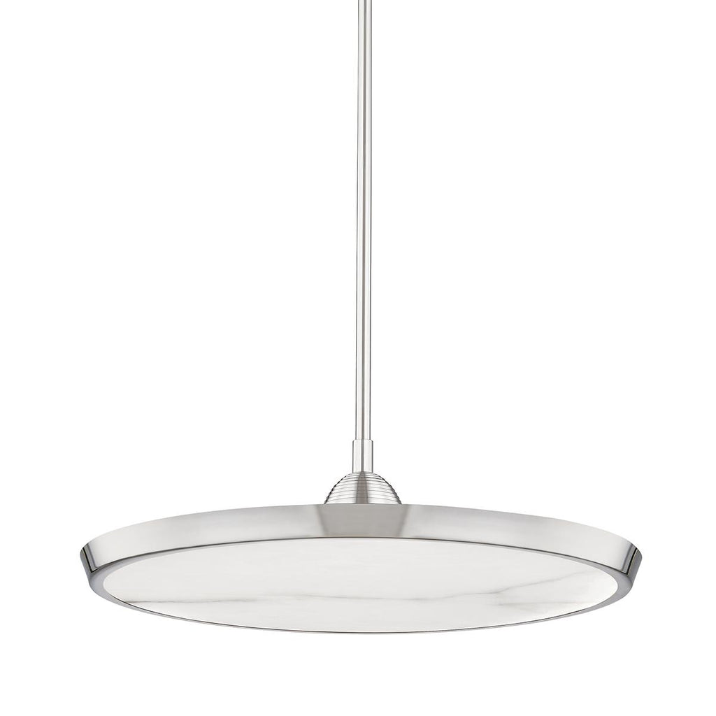 Hudson Valley Lighting Draper Polished Nickel 20.25W x 20.25L x 6H Pendant