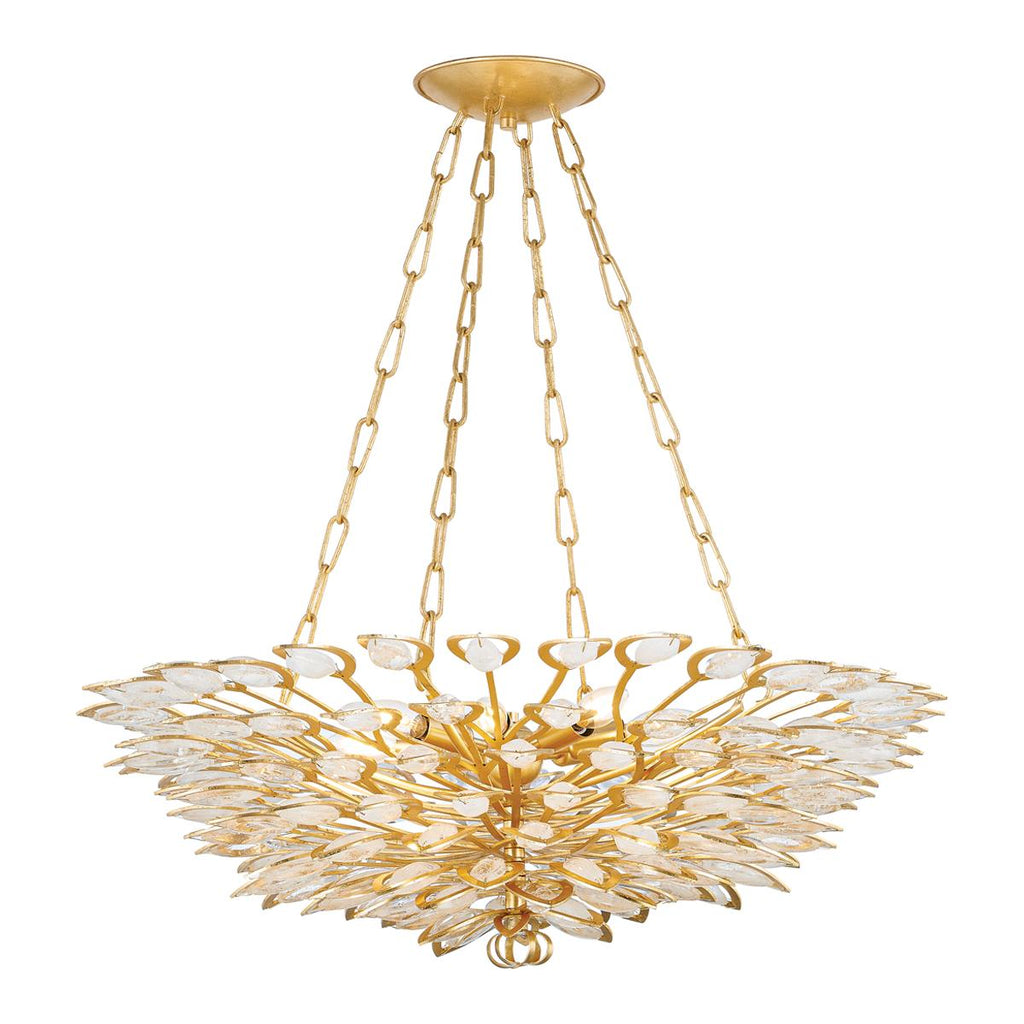 Corbett Lighting VITTORIA Gold Leaf 32W x 32L x 10.25H Chandelier