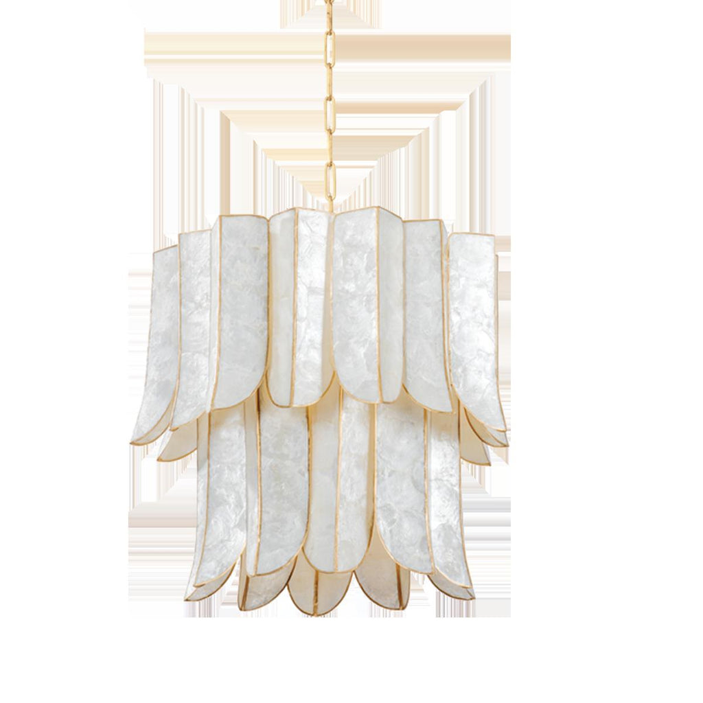 Corbett Lighting CARTAGENA Vintage Gold Leaf 22.75W x 22.75L x 21H Chandelier