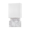 Hudson Valley Lighting Haight White Marble 8W X 8L X 15H Wall Sconce