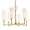 Hudson Valley Lighting Dillon Aged Brass 25W X 25L X 18H Chandelier